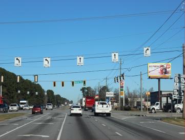 N/S HWY 21 1ST W/O BOURNE AVE F/E
