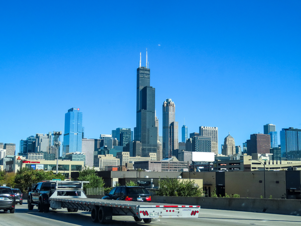 I-90/I-94 Dan Ryan Xwy ES 100ft S/O Roosevelt Rd F/S - 1