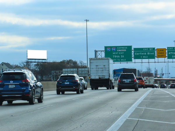 I-90/I-94 Dan Ryan Xwy ES 10ft N/O 47th St F/N - 1
