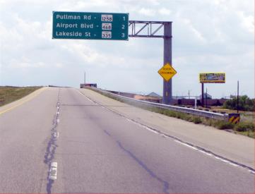 I-40 EAST NS @ 287 SPLIT (RR TRACKS)