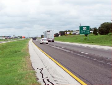 E/S HWY 6, .1 MI N/O HWY 21 F/S .V SHAPE