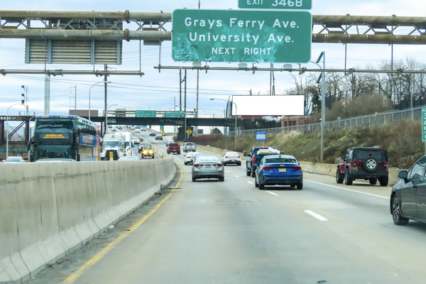 I-76 Schuylkill Xwy SS 0.3mi E/O South St F/W - 1