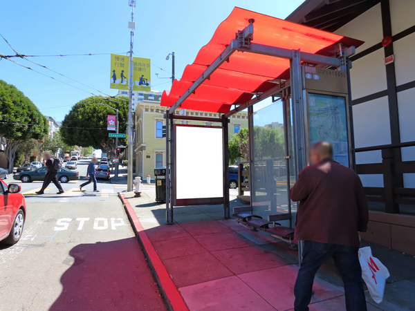 Sutter St SS 20ft W/O Laguna St F/W - 1