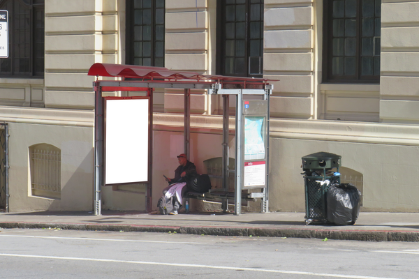 Post St SS 80ft E/O Van Ness Ave F/W - 1