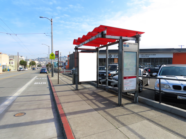 Ocean Ave SS 67ft E/O San Jose Ave F/W - 1
