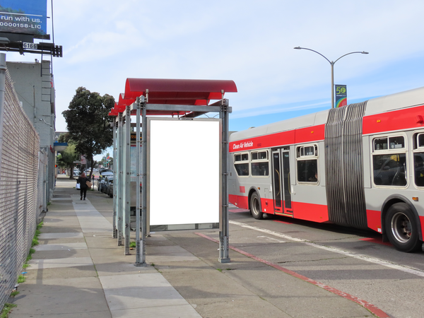 Geary Blvd SS 66ft W/O Spruce St F/E - 2