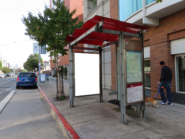 Sutter St SS 20ft E/O Divisadero St F/W - 1