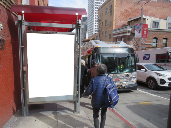 Sacramento St NS 25ft E/O Stockton St F/W - 2