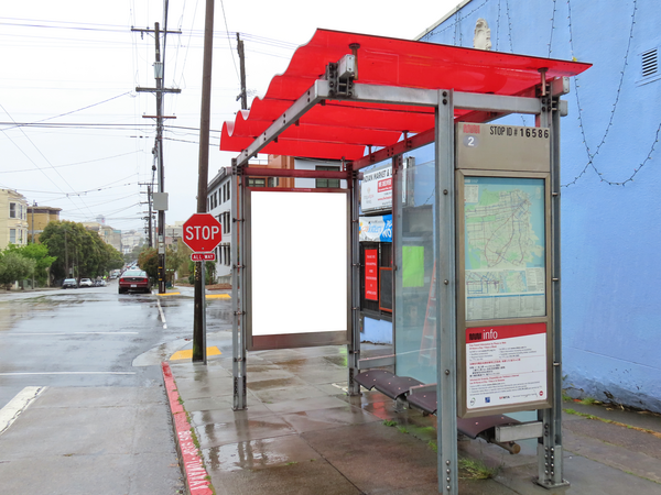 Sutter St SS 20ft W/O Baker St F/W - 1