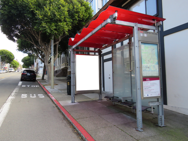 Sutter St SS 20ft E/O Buchanan St F/W - 1