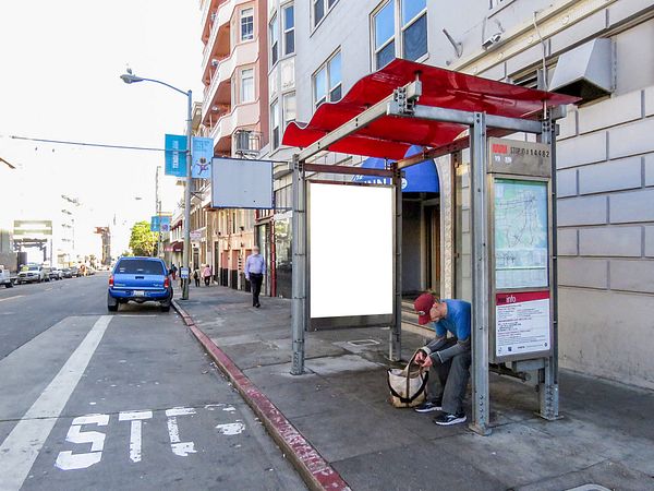 Eddy St SS 48ft E/O Larkin St F/W - 1