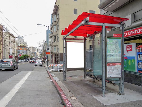 Eddy St SS 67ft E/O Van Ness Ave F/W - 1
