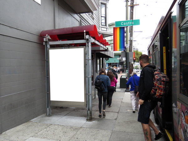 18th St NS 77ft W/O Castro St F/W - 2