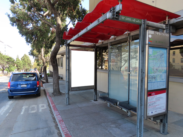 Geary Blvd SS 20ft E/O St Joseph Ave F/W - 1