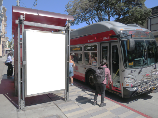 Haight St NS 76ft W/O Fillmore St F/W - 2