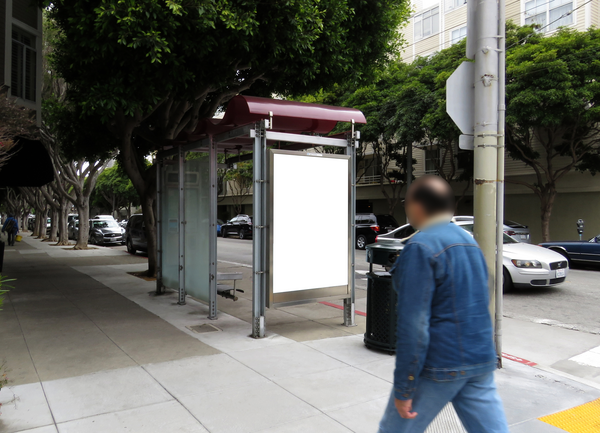 Sutter St NS 20ft E/O Steiner St F/W - 2