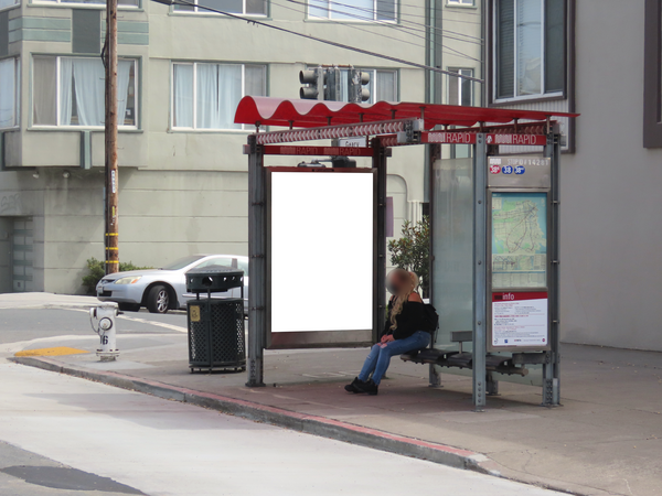 Geary Blvd SS 49ft W/O 36th Ave F/W - 1