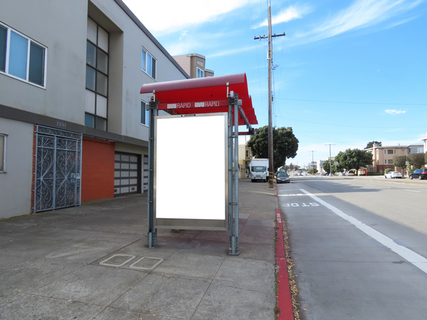 Geary Blvd SS 49ft W/O 36th Ave F/E - 2