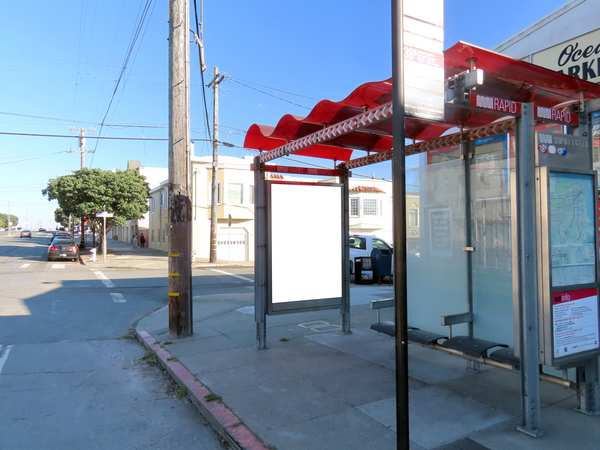 Geary Blvd SS 35ft W/O 39th Ave F/W - 1