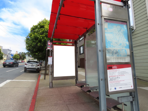 Turk St SS 62ft E/O Arguello Blvd F/W - 1