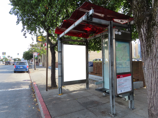 Geary Blvd SS 54ft E/O 9th Ave F/W - 1