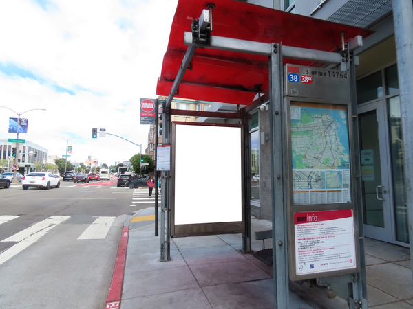 Geary Blvd SS 38ft W/O Stanyan St F/W - 1