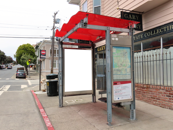 Geary Blvd NS 50ft E/O 28th Ave F/E - 1