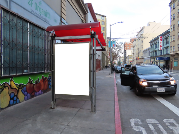 Turk St NS 35ft E/O Larkin St F/W - 2