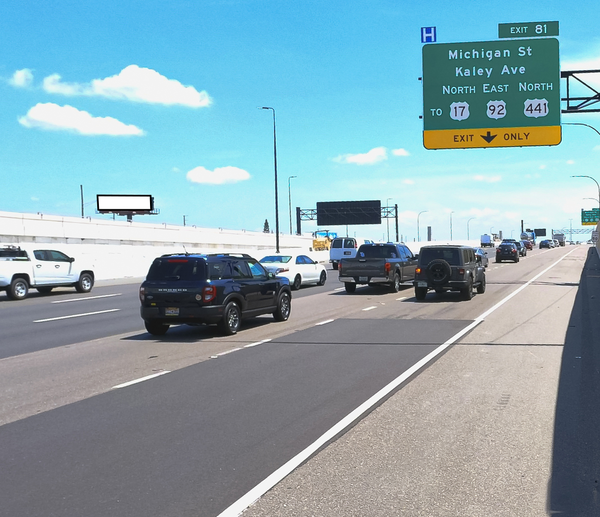 I-4 ES 0.1mi N/O Kaley Ave F/N - Single