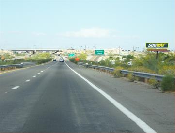 N/S I-8 1/4 MI E/O FOOTHILLS BLVD F/E