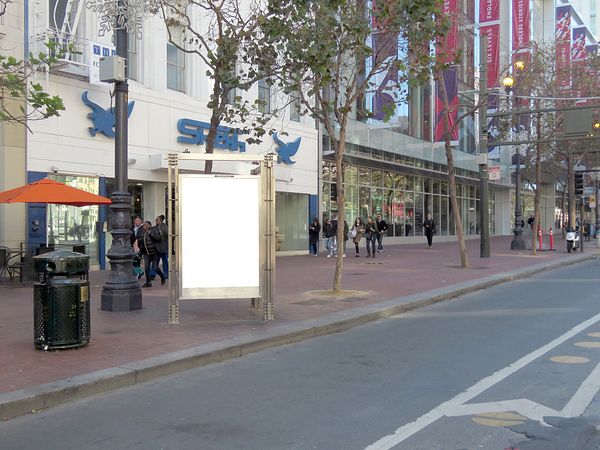 Market St SS 605ft E/O 6th St F/NE - 2