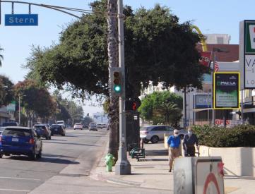 VENTURA BLVD NL 138' W OF STERN AVE EF