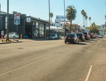 SUNSET BLVD SL 60' W OF CURSON AVE EF