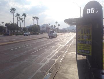 EB PEORIA AVE FS 28TH DR