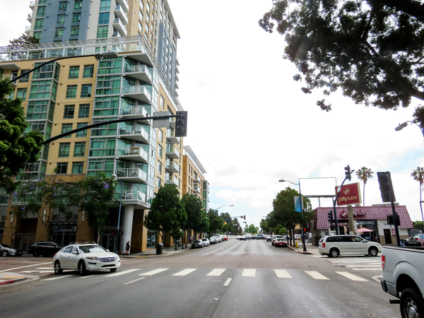 B St SS 100ft W/O 11th Ave F/W - 1