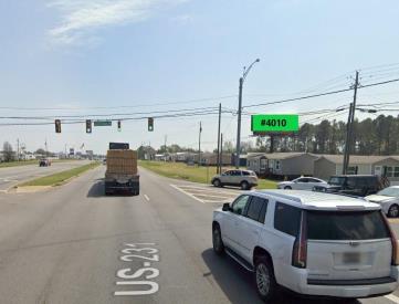 W/S 231 180 ft S/O John D Odom Rd. F/N