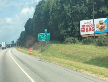 I-85 ES 0.45mi S/O SR 53 F/S - 1