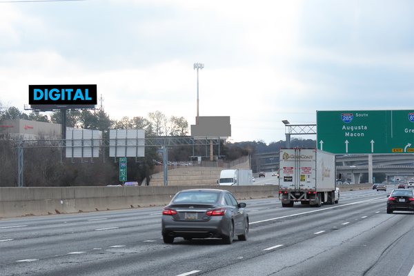I-285N NS 0.4mi W/O I-85N F/W - 1