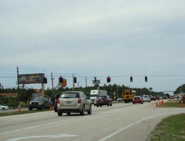 US 1, .5 MI N/O I-95 (TRIVISION) - S/L, W/B