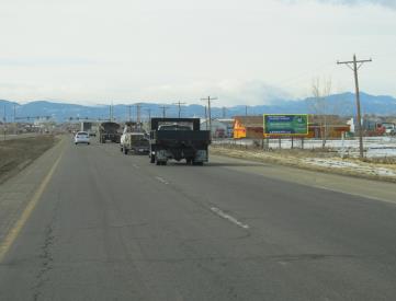 HWY 119 N/S .9 MI W/O I-25 @ MP 62.80 EF