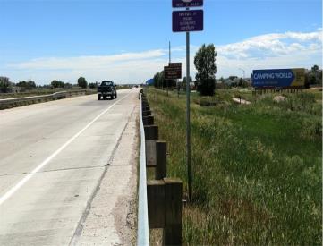I-25 .04 MI S/O EXIT 271 AT 270.96 WS NF