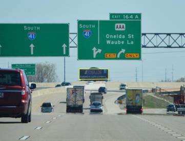 INTERSTATE 41 @ SOUTH ONEIDA E/S