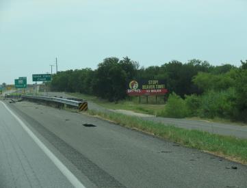 I-10 .3 MI W/O FM 465 S/S F/W