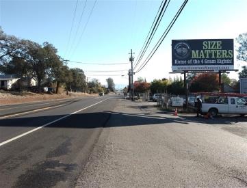 Oro Dam Blvd West (Hwy 162) SL 230' w/o Middleoff Lane FW