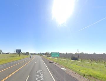 Hwy 70 EL 500' n/o Palermo Rd FN