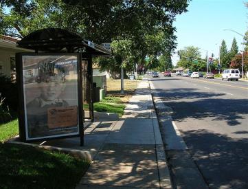 South side of East Ave, 250' east of Ceres Ave