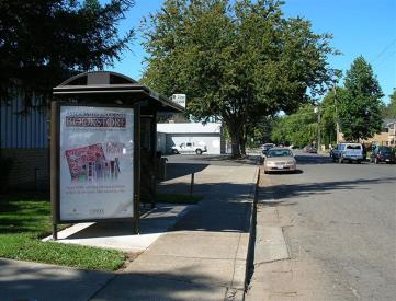 West side of Hickory St, 100' north of W 7th St