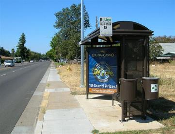 North side of East Ave, 150' west of Floral Ave