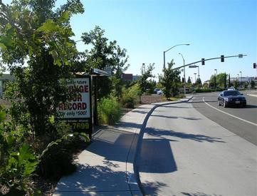 South side of Forest Ave, 200' east of Bar Triangle