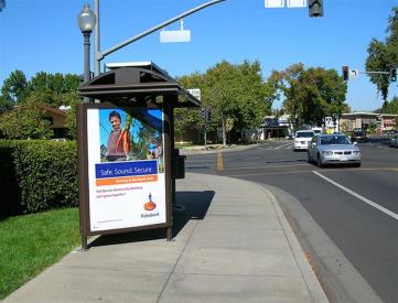 West side of Vallombrosa Ave, 100' south of Memorial Way